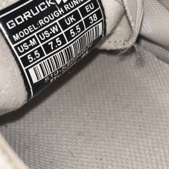 GORUCK Rough Runner Womens Size 7.5 Shoes All White Running Training Sneakers - Picture 9 of 9